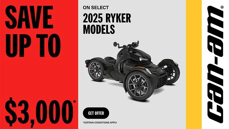 Read more about the article Can-Am – Save up to $3,000 on 2025 Ryker models