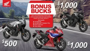 Read more about the article Honda – Up To $1000 Bonus Bucks