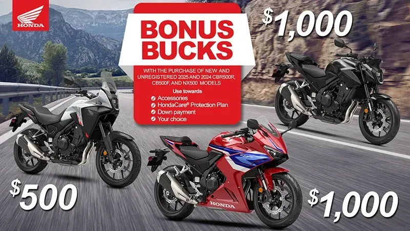 Read more about the article Honda – Up To $1000 Bonus Bucks