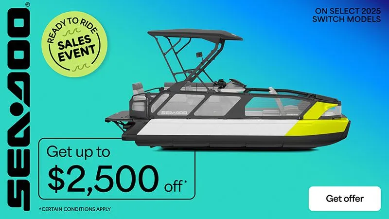 Read more about the article Sea-Doo – Get up to $2,500 off on select 2025 Switch models