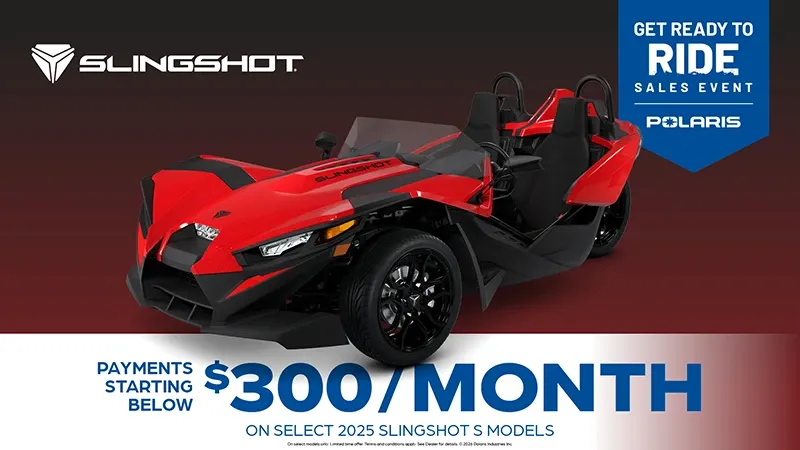 Read more about the article Slingshot – Payments Starting at $300 per month for Select Slingshot S Models