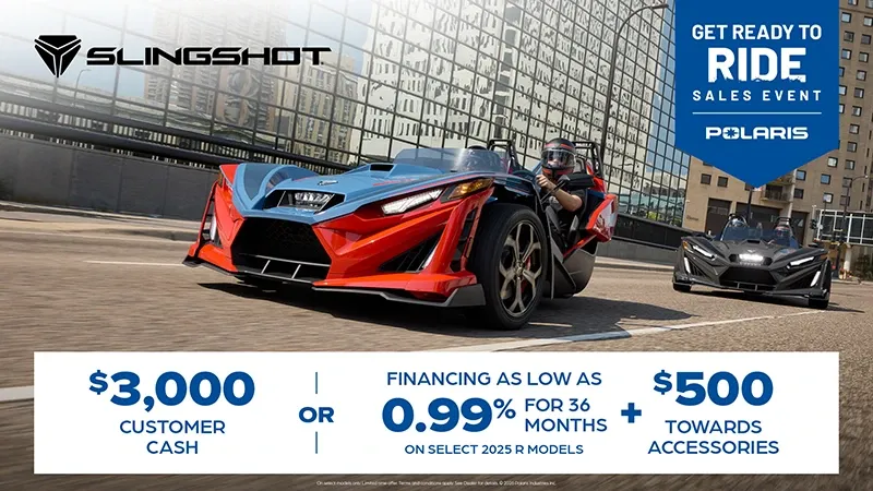 Read more about the article Slingshot – $3,000 Customer Cash or Financing offer for Slingshot R Models.